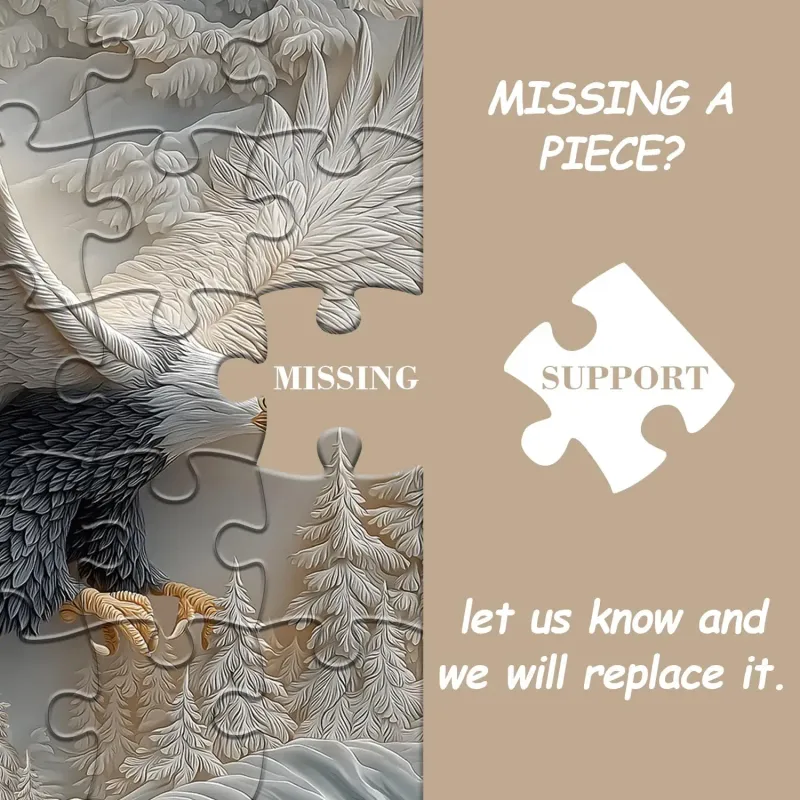 3D Carved Eagle Puzzle 1000pc 6