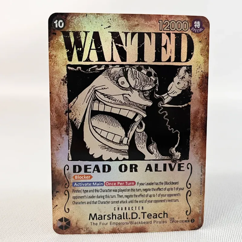 ONE PIECE Retro Wanted Poster Proxy Cards 6