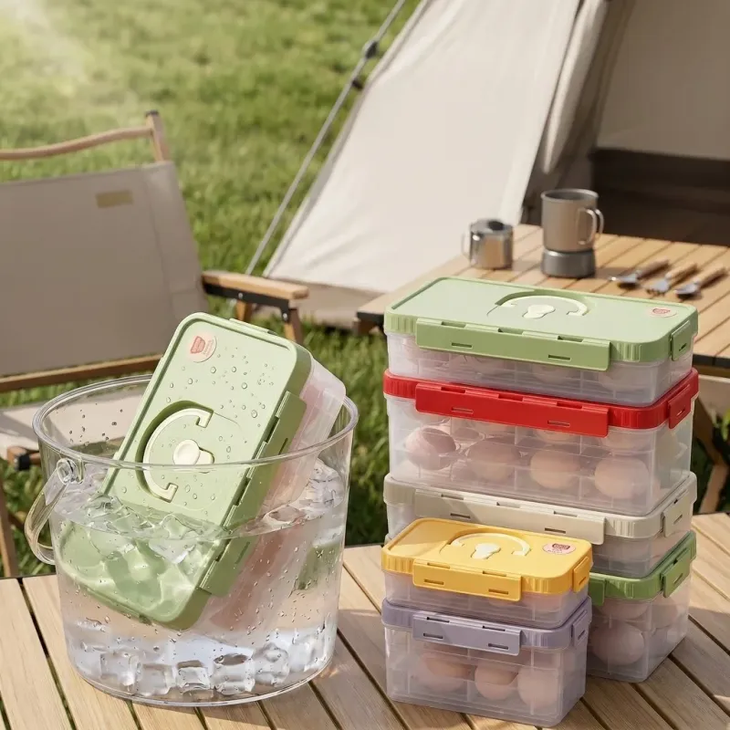Clear Egg Storage Box Organizer 4