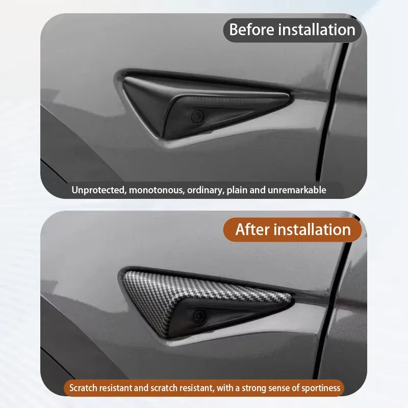 ABS Carbon Camera Cover for Tesla 6